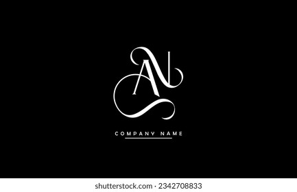 AN, NA Abstract Letters Logo Monogram