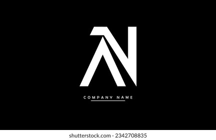 AN, NA Abstract Letters Logo Monogram