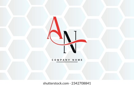 AN, NA Abstract Letters Logo Monogram