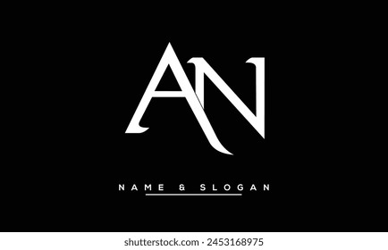 AN, NA Abstract Letters Logo Monogram