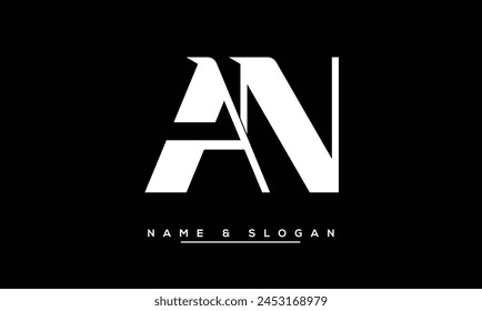 AN, NA Abstract Letters Logo Monogram