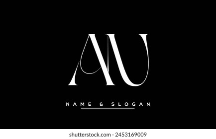 AN, NA Abstract Letters Logo Monogram