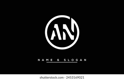 AN, NA Abstract Letters Logo Monogram