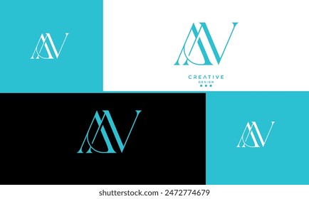 AN, NA, Abstract Logo Monogram