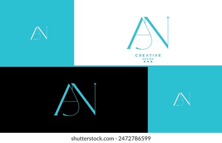 AN, NA, Abstract Logo Monogram