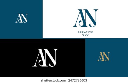 AN, NA, Abstract Logo Monogram