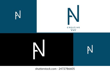 AN, NA, Abstract Logo Monogram