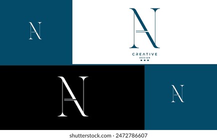 AN, NA, Abstract Logo Monogram