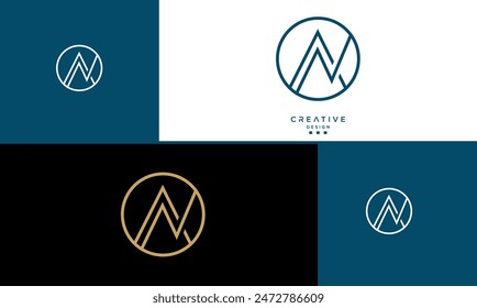 AN, NA, Abstract Logo Monogram