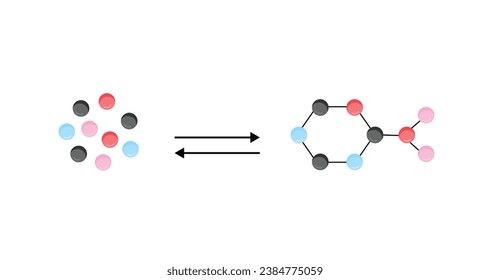 Anabolism, Catabolism. Anabolism is a process of building up complex macromolecules. Catabolism is process of breaking down complex macromolecules into small molecules. ATP energy. Vector design.