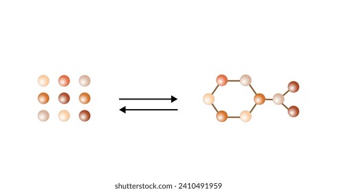 Anabolism, Catabolism. Anabolism is a process of building up complex macromolecules. Catabolism is process of breaking down complex macromolecules into small molecules. ATP energy. Vector design.