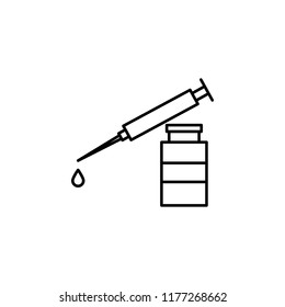 anaesthetic icon. Element of plastic surgery icon for mobile concept and web apps. Thin line anaesthetic icon can be used for web and mobile