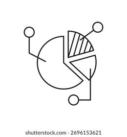 analitic icon. A set of analytics and data icons featuring charts, graphs, reports, dashboards, and metrics. Perfect for projects related to business analytics, statistics, data visualization. icons. 