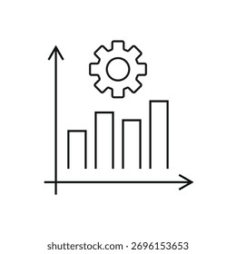 analitic icon. A set of analytics and data icons featuring charts, graphs, reports, dashboards, and metrics. Perfect for projects related to business analytics, statistics, data visualization. icons. 