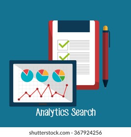 Analitycs search icon
