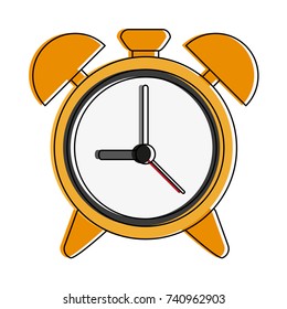 analog alarm clock icon image 