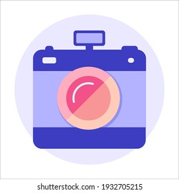 Analog camera icon. photography vector icon