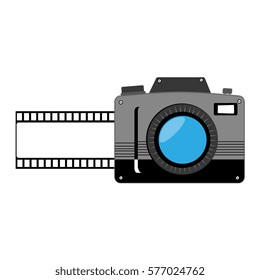 analog camera with Photographic tape