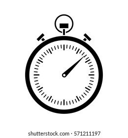 Analog Chronometer Icon Image Vector Illustration Design 