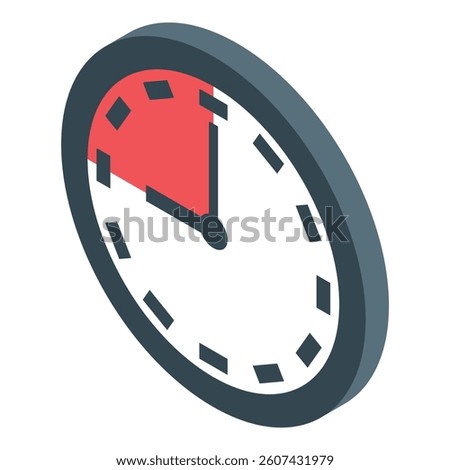 Analog clock face with its hour and minute hands showing that time is passing