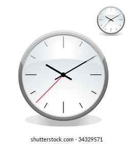 analog clock front