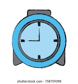 Analog clock time icon vector illustration graphic design