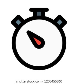 Analog handheld stopwatch