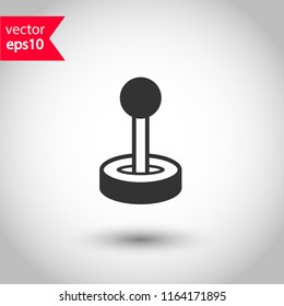 Analog icon. Console sign. Game pad vector icon. Joystick sign. EPS 10 flat symbol.