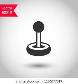 Analog icon. Console sign. Game pad vector icon. Joystick sign. EPS 10 flat symbol.