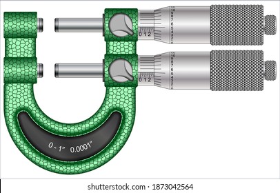 Analog Limit Micrometer, 0 - 1 inch, Graduation 0.0001 inch