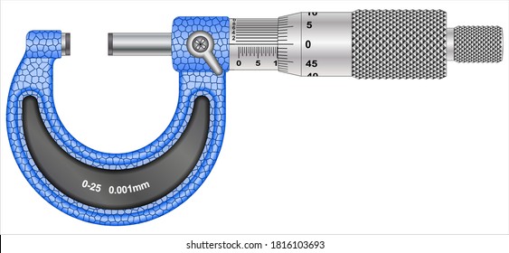 Analog Outside Micrometer 0 to 25 mm - 0.001mm