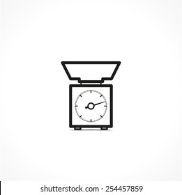 analog scales, linear vector icons