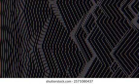 Analog Static Noise Glitch Effect. Digital Pixel Noise. VHS Corrupted Signal. Damaged Error Television Image. Vector illustration.