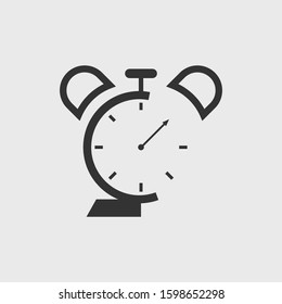 Analog stopwatch icon vector. Trendy flat analog stopwatch icon from general collection isolated on white background.