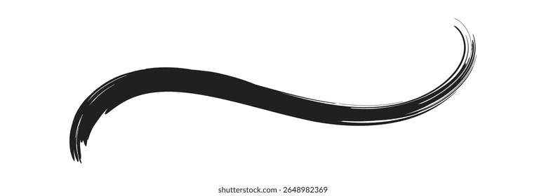 Analog touch material. The texture of the brush is beautiful. Wave pattern . Vector Illustration . EPS 10 .
