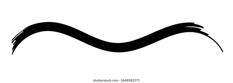 Analog touch material. The texture of the brush is beautiful. Wave pattern . Vector Illustration . EPS 10 .
