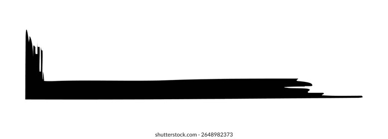 Analog touch material. The texture of the brush is beautiful. Wave pattern . Vector Illustration . EPS 10 .
