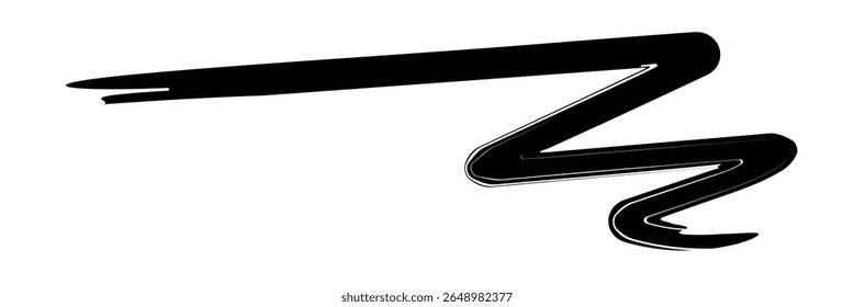Analog touch material. The texture of the brush is beautiful. Wave pattern . Vector Illustration . EPS 10 .
