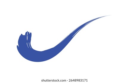 Analog touch material. The texture of the brush is beautiful. Wave pattern . Vector Illustration . EPS 10 . 