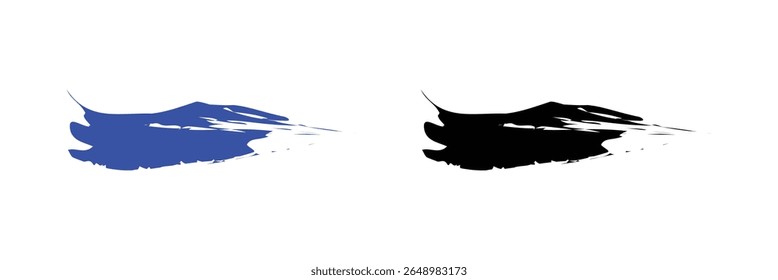 Analog touch material. The texture of the brush is beautiful. Wave pattern . Vector Illustration . EPS 10 . 
