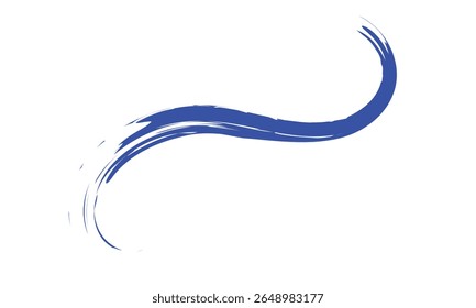 Analog touch material. The texture of the brush is beautiful. Wave pattern . Vector Illustration . EPS 10 . 