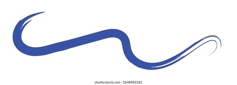 Analog touch material. The texture of the brush is beautiful. Wave pattern . Vector Illustration . EPS 10 . 
