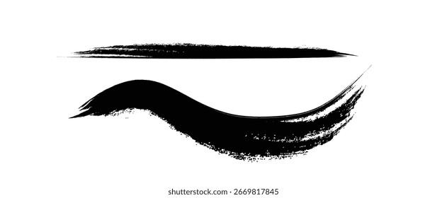 Analog touch material. The texture of the brush is beautiful. Wave pattern.
