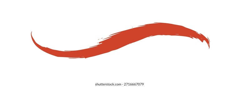 Analoge Berührungsmaterialien. Die Textur des Pinsels ist schön. Wellenmuster.
