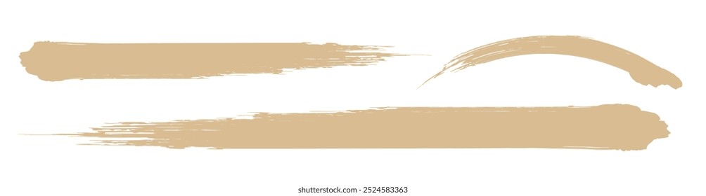 Analog touch materials: brush texture, ink, brush pattern