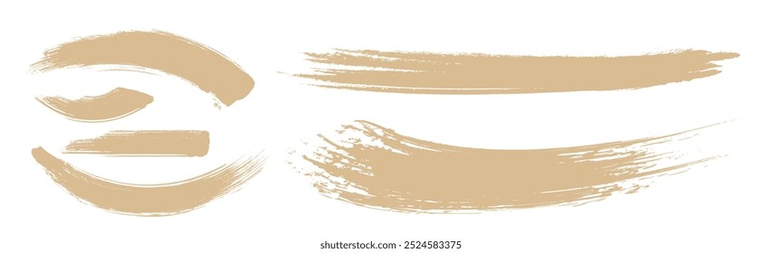 Materiales de tacto analógico: textura del cepillo, tinta, patrón del cepillo