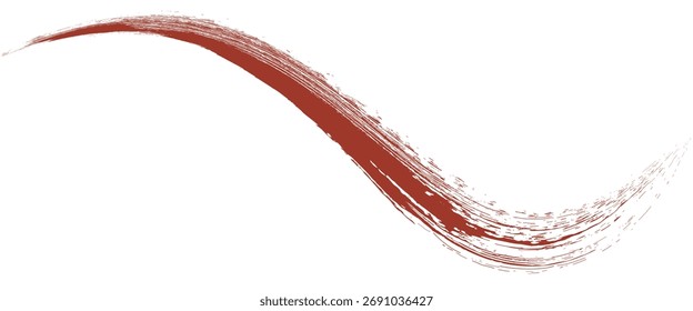 Analoge Touch-Materialien. Die Textur des Pinsels ist schön. Modernes Wellenmuster