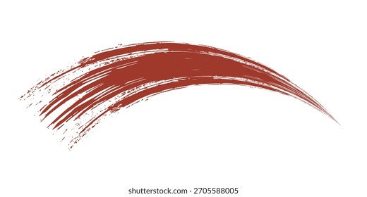 Analoge Touch-Materialien. Die Textur des Pinsels ist schön. Modernes Wellenmuster