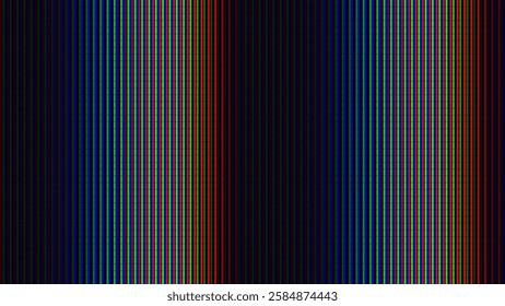 Analog TV Screen Close Up Texture. RGB LED Panel Pixels. Red Green Blue Dots. Monitor Macro Lights Overlay Texture. Vector Illustration.