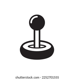 Icono vectorial analógico. Diseño de señas planas de consola. Icono vectorial de la almohadilla de juego. Signo de palo de joyas. Pictograma de símbolo plano EPS 10